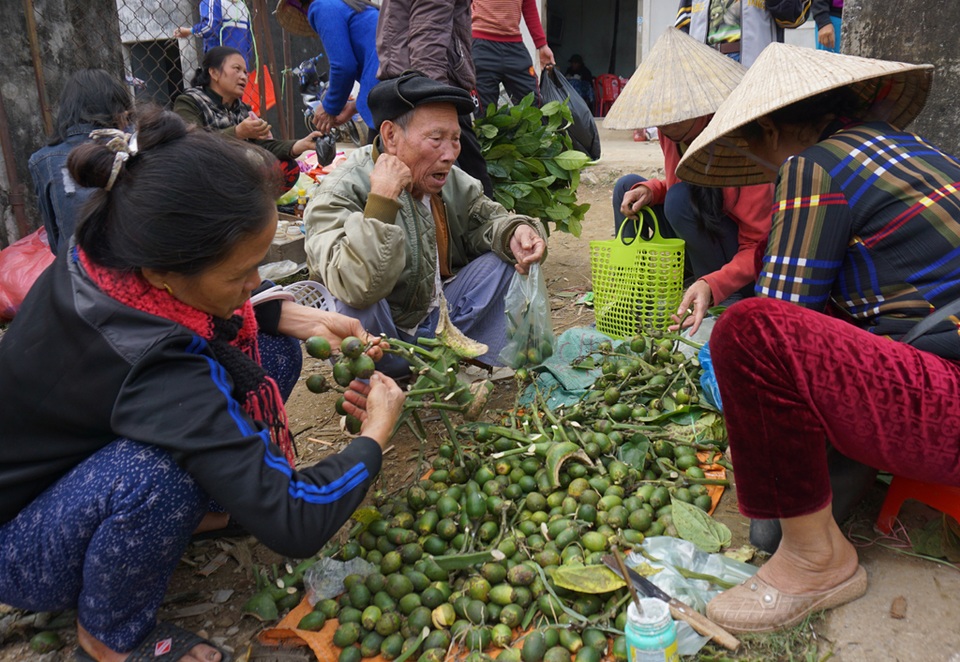 Trầu, cau vẫn luôn là những thức hàng của người già. Ngày Tết giá một đĩa cau trầu cúng có tăng lên nhưng cau trầu để ăn thì tăng không đáng kể.