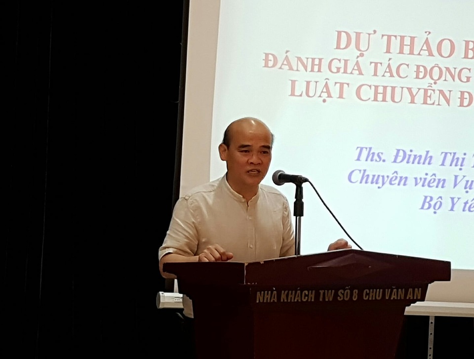 Tốn hàng trăm triệu cho một ca chuyển giới chui - 2 TS Nguyễn Huy Quang, Vụ trưởng Vụ Pháp chế. Ảnh: H.Hải
