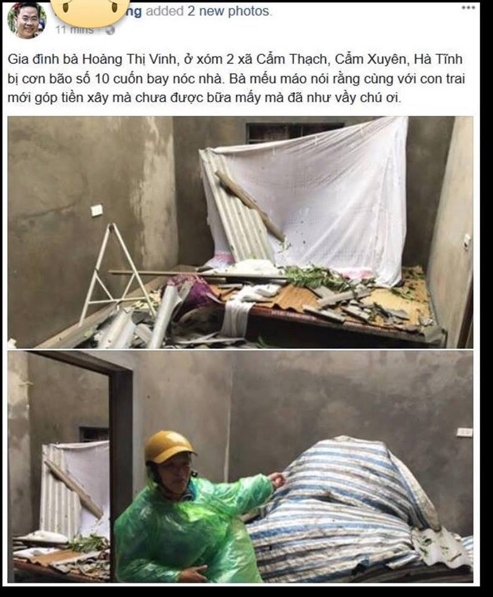 Cộng đồng mạng chia sẻ loạt ảnh hậu quả "xé lòng" của cơn bão số 10 - 13 Cộng đồng mạng chia sẻ loạt ảnh hậu quả "xé lòng" của cơn bão số 10 - 13