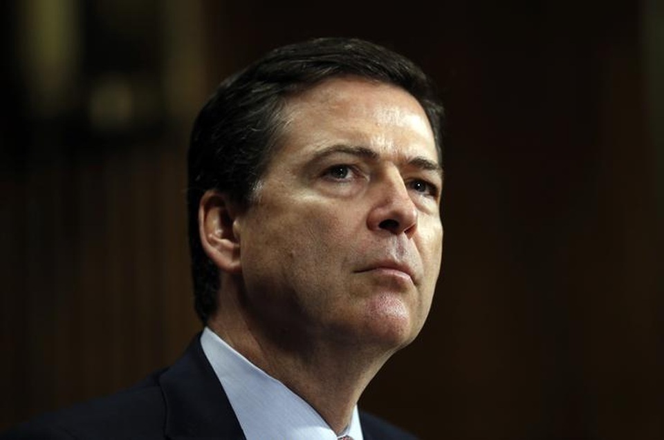 Giám đốc FBI bị sa thải viết tâm thư chia tay đồng nghiệp - 1
Cựu giám đốc Cục điều tra liên bang Mỹ (FBI) James Comey. (Ảnh: Reuters)