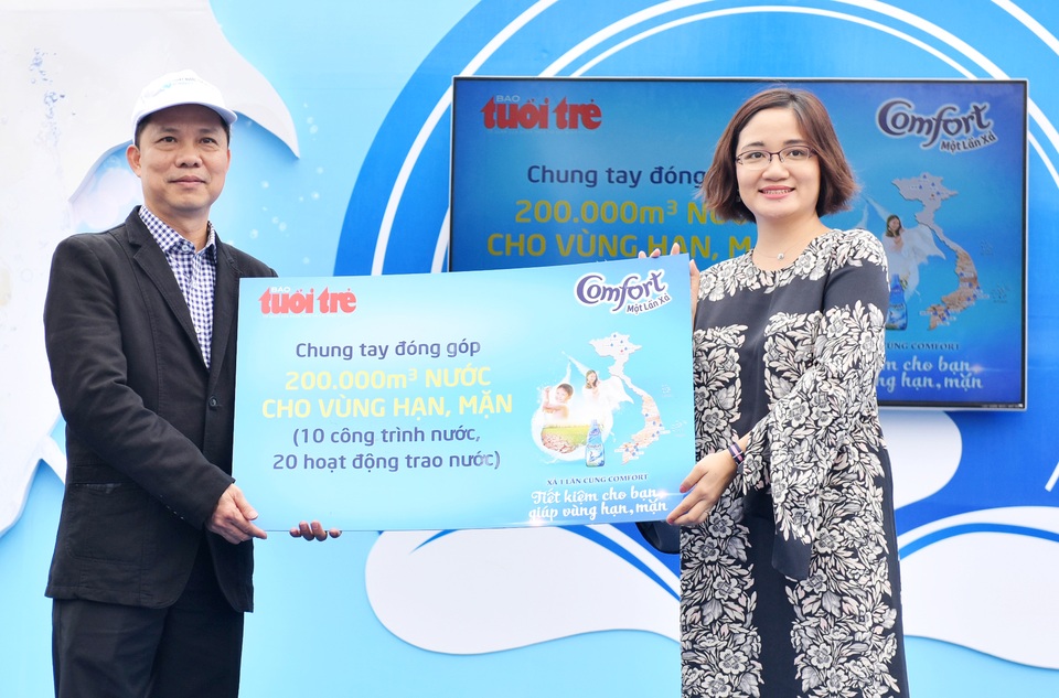 Chiến dịch “Xả 1 lần cùng Comfort, tiết kiệm cho bạn, giúp vùng hạn, mặn” - 2 Chiến dịch “Xả 1 lần cùng Comfort, tiết kiệm cho bạn, giúp vùng hạn, mặn” - 2
