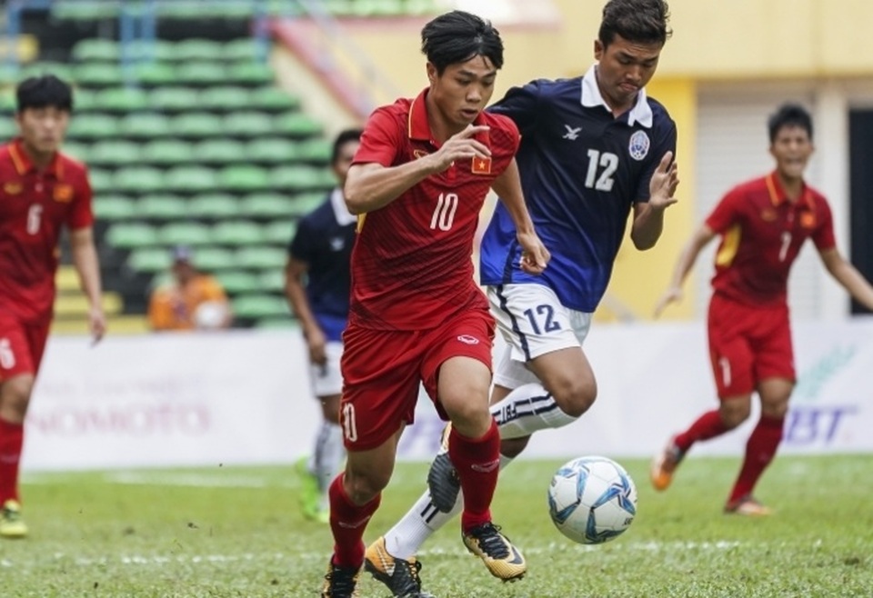 Báo nước ngoài: “U22 Việt Nam tung đòn trời giáng vào Campuchia” - 1 U22 Việt Nam giành trọn 6 điểm sau hai lượt đấu