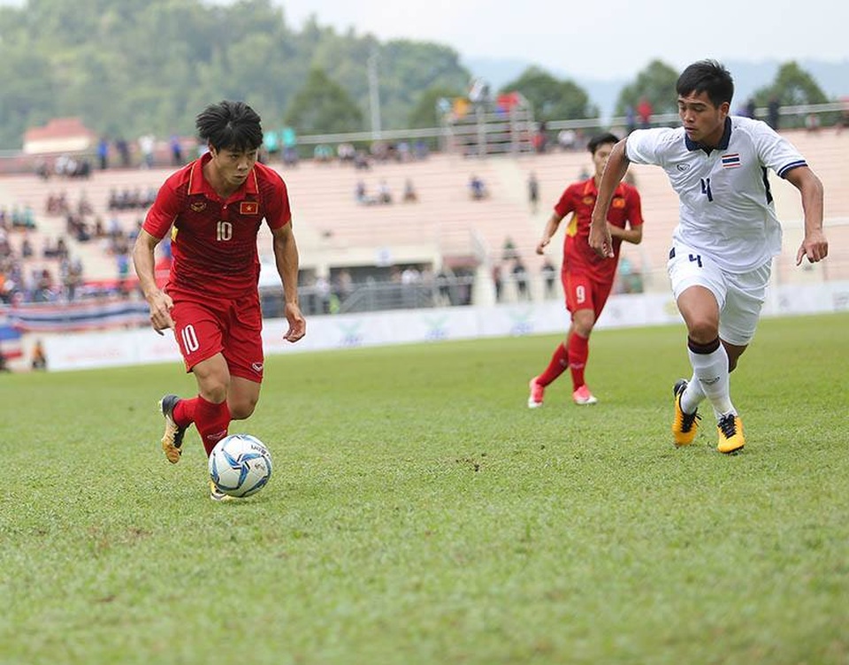 U22 Việt Nam thua đậm Thái Lan: Thất bại từ sự ngộ nhận - 1 U22 Việt Nam vẫn còn cách biệt quá xa so với Thái Lan (ảnh: Q.H)