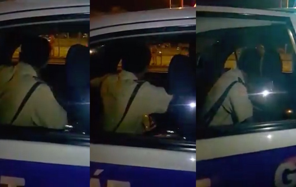 
Theo Phòng PC67, ngay khi xảy ra sự việc, Trung uý Công đã tránh vào xe đặc chủng để tránh xung đột với người vi phạm
