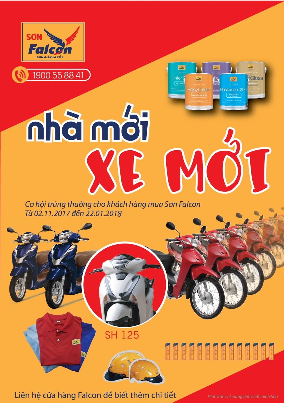 Rước xe mới vào nhà mới với sơn Falcon - 2
Chương trình khuyến mãi thẻ cào của Sơn Falcon