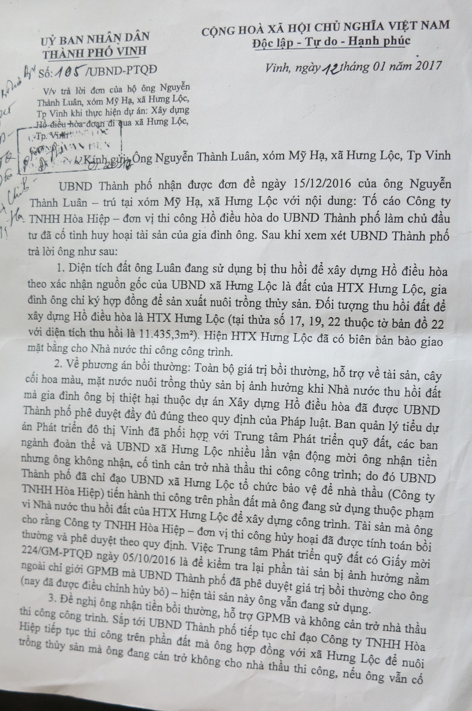 Nghệ An: Dân chưa bàn giao đất, nhà thầu đã đưa máy móc vào thi công? - 6 Nghệ An: Dân chưa bàn giao đất, nhà thầu đã đưa máy móc vào thi công? - 6