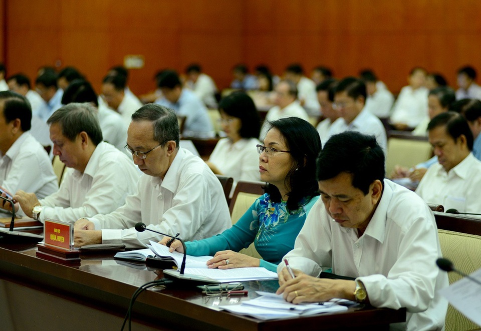 Cơ chế đặc thù sẽ giúp Sài Gòn sạch và xanh hơn? - 1 Đại biểu HĐND TPHCM tham dự kỳ họp thứ 6 HĐND TPHCM khóa IX (ảnh Nguyễn Quang)