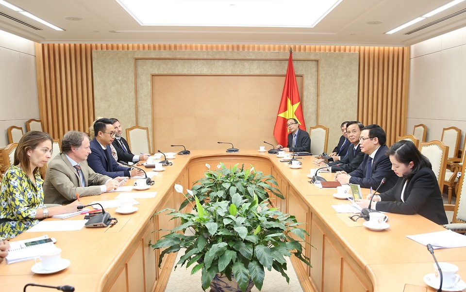 Kỳ vọng EU rút lại “Thẻ vàng” với thuỷ sản từ Việt Nam - 2 Phó Thủ tướng và Đại sứ EU trao đổi về nhiều nội dung trong buổi làm việc tại trụ sở Chính phủ