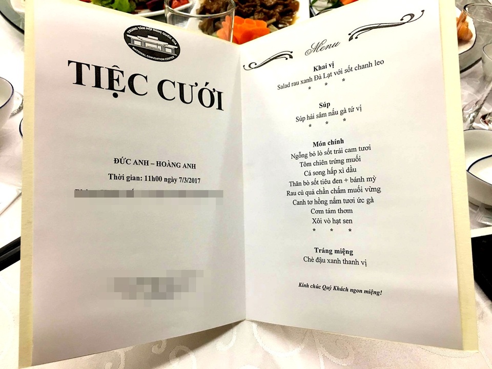 Lộ diện vị hôn phu điển trai của Á hậu Hoàng Anh - 22 Menu tiệc cưới.