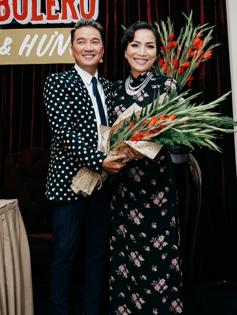 Sự kiện còn có sự xuất hiện đầy bất ngờ của nữ ca sĩ Hồng Ngọc với phong cách đặc biệt ấn tượng.