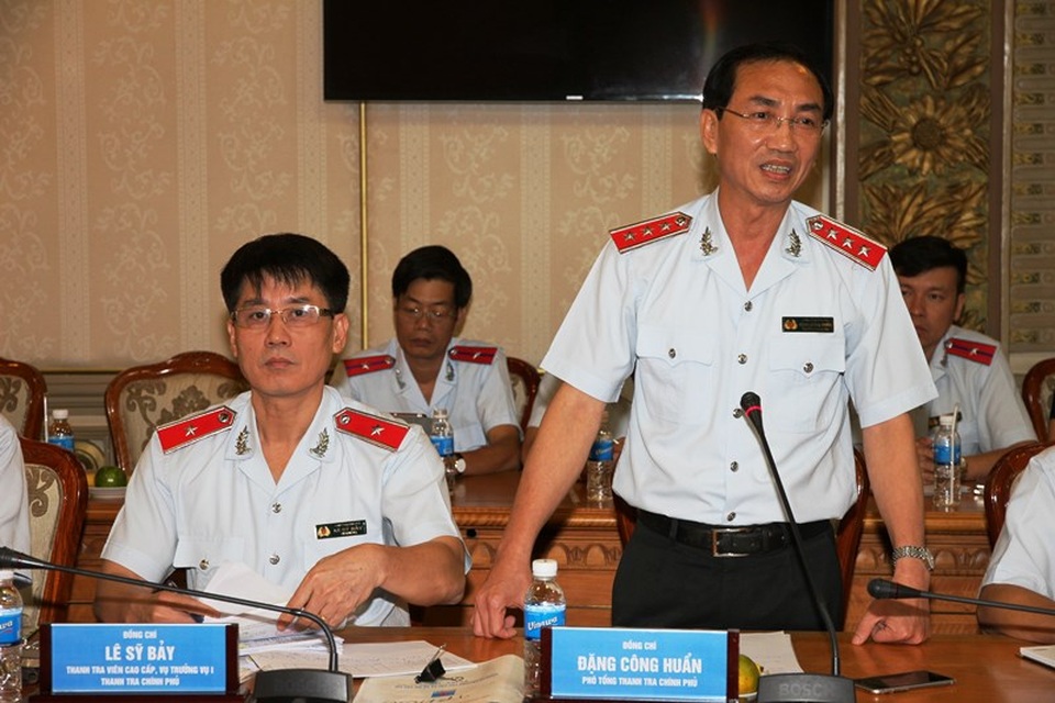 Bắt đầu thanh tra việc chuyển đổi “đất vàng” ở TPHCM - 1 Ông Đặng Công Huẩn - Phó Tổng Thanh tra Chính phủ phát biểu tại buổi công bố quyết định thanh tra (Ảnh: TTCP).