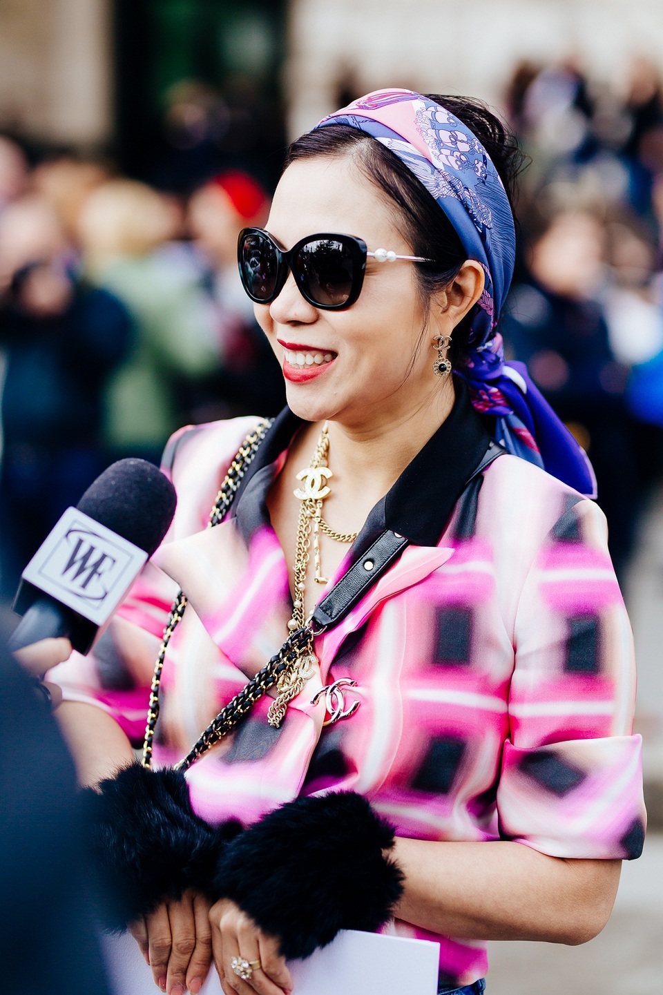 Lưu Nga - Nhà sáng lập Elise ngồi hàng đầu show Chanel - 3