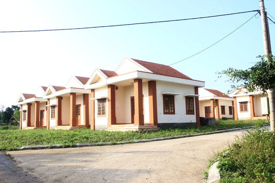 Đưa thêm 21 người dân ra định cư ở đảo Cồn Cỏ - 2 Những ngôi nhà được xây mới trên đảo Cồn Cỏ để phục vụ việc di dân