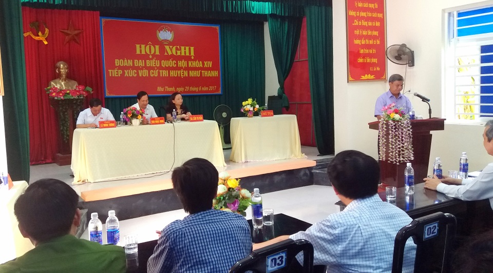 Tháng 7: Bộ LĐ-TB&XH trình gần 500 hồ sơ đề nghị công nhận liệt sĩ - 1
Buổi tiếp xúc cử tri huyện Như Thanh, Thanh Hoá