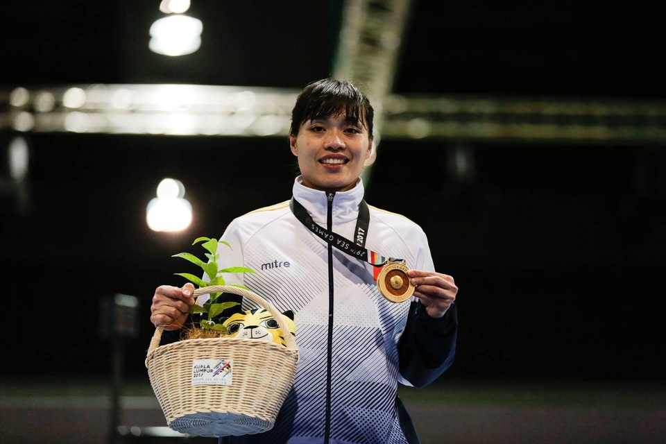 Nhật ký SEA Games ngày 22/8: Ánh Viên giành cú đúp HCV - 10
Như Hoa với tấm HCV đấu kiếm