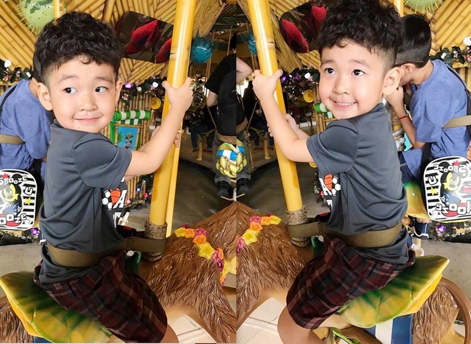 Diệp Bảo Ngọc dặn con hạn chế dùng tay trái khi đến Singapore - 9 Nét hồn nhiên, đáng yêu của bé Kid.