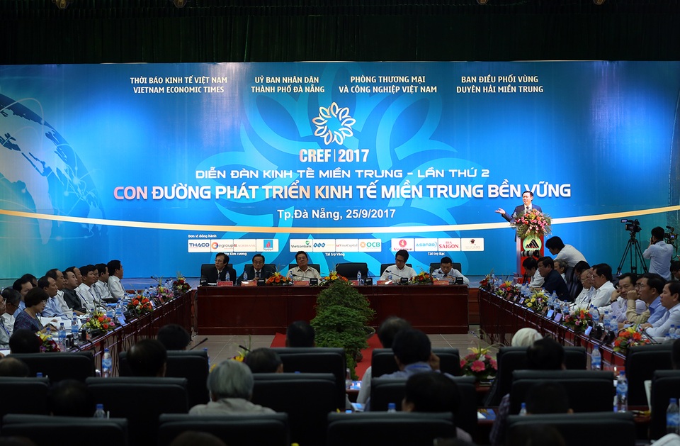 Diễn đàn Kinh tế miền Trung lần 2 diễn ra tại Đà Nẵng, sáng 25/9
