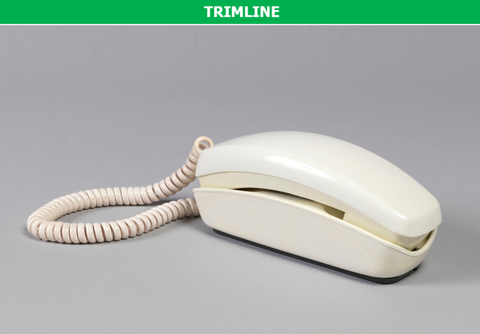 Khoảng 35 năm sau khi mẫu điện thoại thương mại đầu tiên ra đời, ông lớn AT&T đã tạo ra một cuộc cách mạng về thiết kế của điện thoại bằng mẫu “Trimline”. Như ta có thể thấy, thiết bị nghe gọi này đã được làm gọn đi rất nhiều so với “Model 302” và kết cấu hình vuông truyền thống cũng được biến đổi thành hình chữ nhật. Ở mẫu điện thoại này, hai phím “*” và “#” cũng lần đầu tiên được thêm vào trên bàn phím vốn chỉ mới gồm các chữ số.