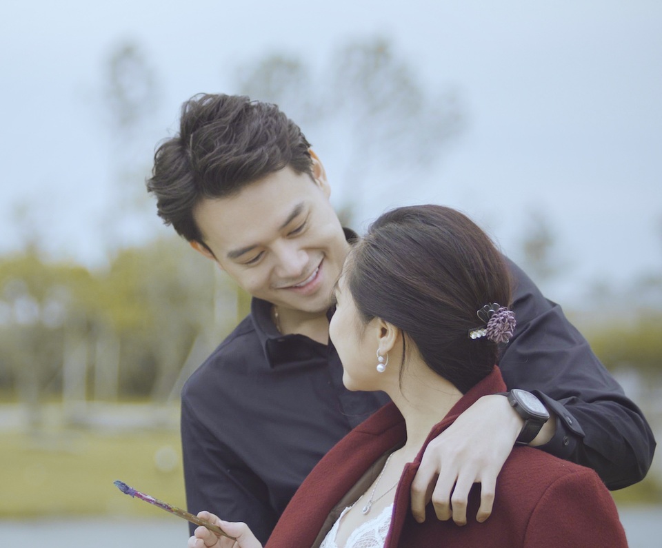 Đóng vai người yêu của nữ hoạ sĩ trong phim là Anh Dũng - diễn viên gắn với nhiều bộ phim truyền hình trên VTV.