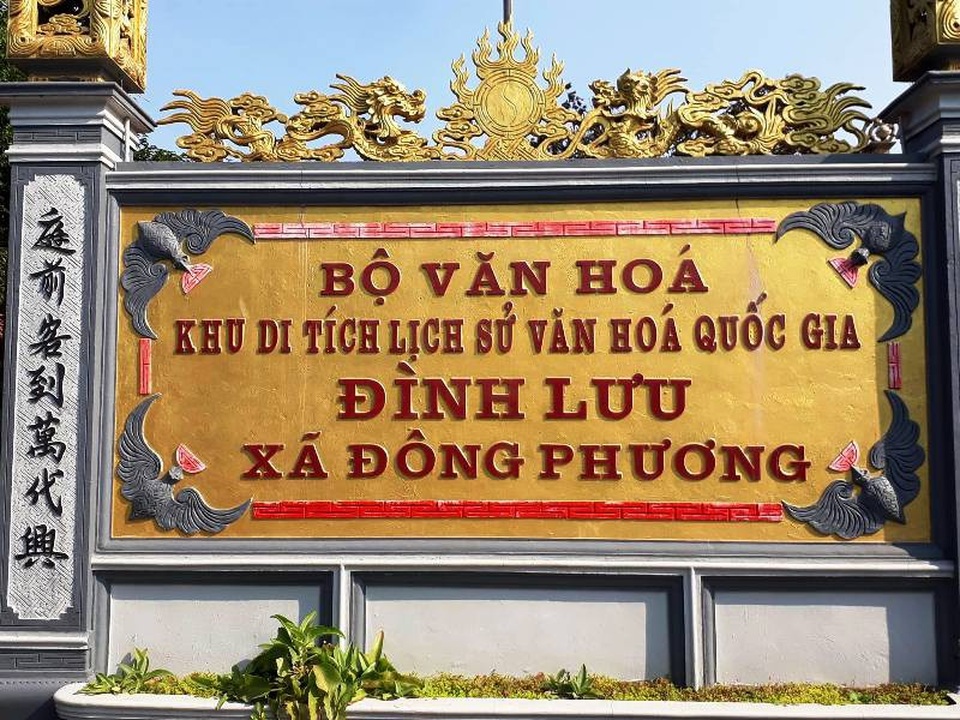 Chưa cấp phép xây dựng Hậu cung ngôi đình gần 350 tuổi bị cháy - 1 Đình Lưu gần 350 tuổi đã được công nhận là Khu di tích lịch sử văn hóa Quốc gia