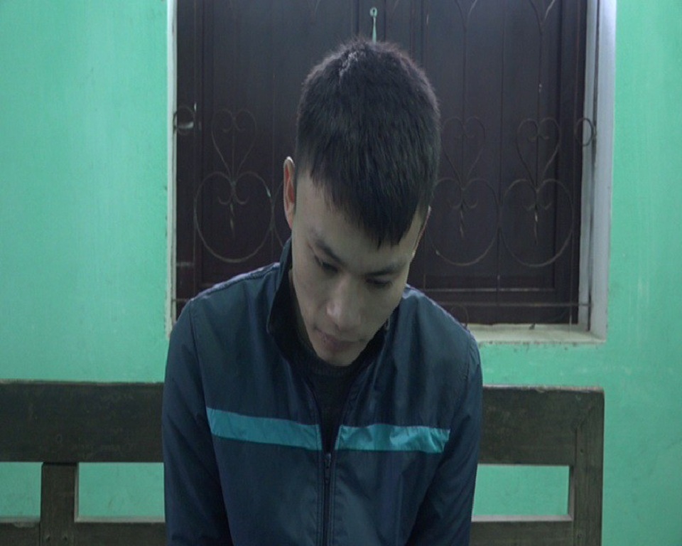 Đối tượng Nguyễn Văn Tiến bị bắt giữ