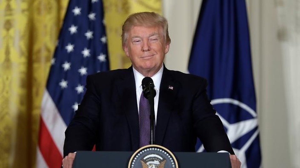 Ông Trump “xoay 180°” quan điểm về NATO - 1
Tổng thống Mỹ Donald Trump. (Ảnh: AFP)
