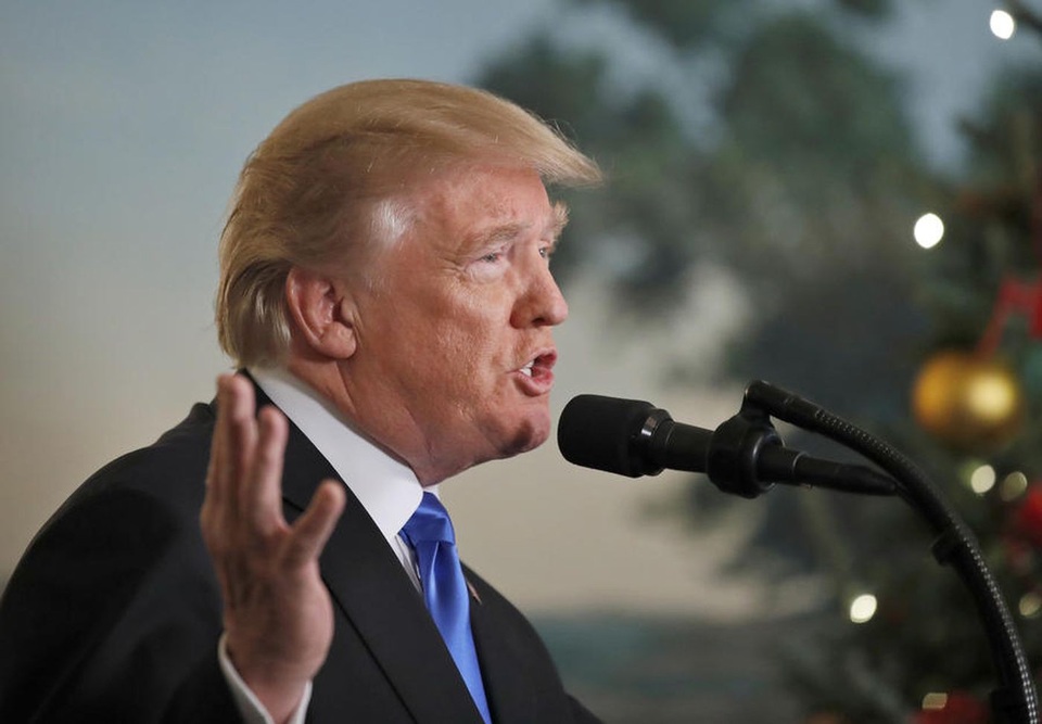 Nhà Trắng lên tiếng nghi vấn Tổng thống Trump gặp vấn đề sức khỏe - 1 Tổng thống Mỹ Donald Trump (Ảnh: Getty)