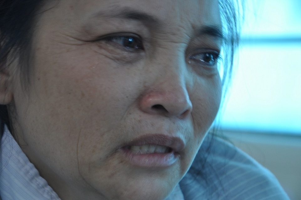 Chị sợ hãi khi nghĩ về tương lai của đứa con nhỏ khi đã mất bố, lại sắp mất mẹ.