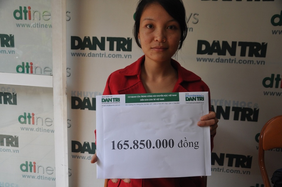 Hơn 165 triệu đồng đến với bé Lý Triệu Hồng Sơn - 2 Hằng nhận số tiền bạn đọc giúp đỡ qua 2 tuần tuần 4/2 + tuần 1/3