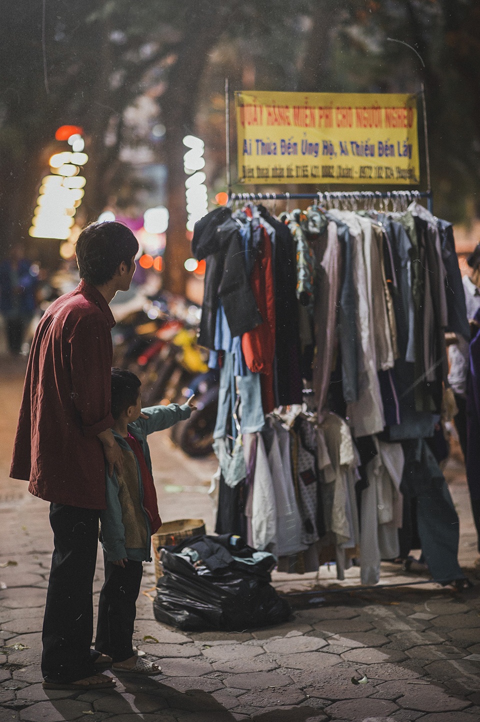 Chút hơi ấm cho ngày giá rét. Những tấm lòng sưởi ấm cho những tấm lòng.