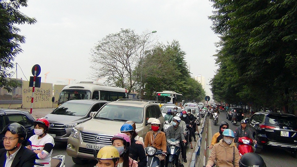 Ngày đầu đi làm sau Tết: Đường vành đai 3 ùn tắc nghiêm trọng - 11 Ngày đầu đi làm sau Tết: Đường vành đai 3 ùn tắc nghiêm trọng - 11