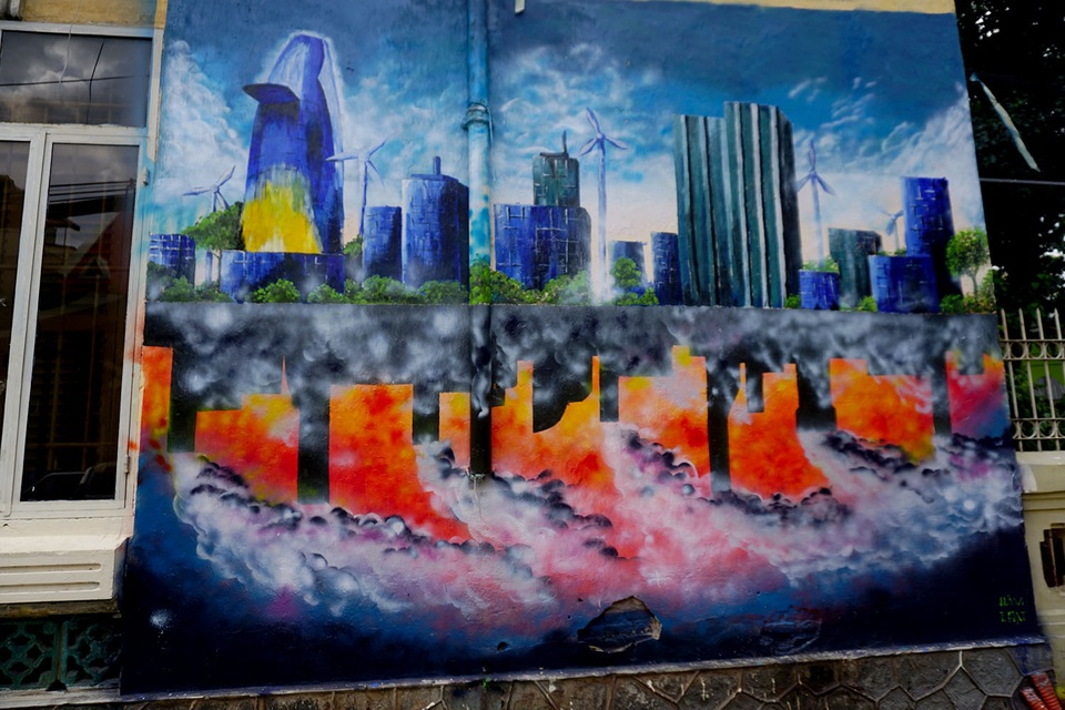 Những bức tranh về biến đổi khí hậu ảnh hưởng đến môi trường sống.