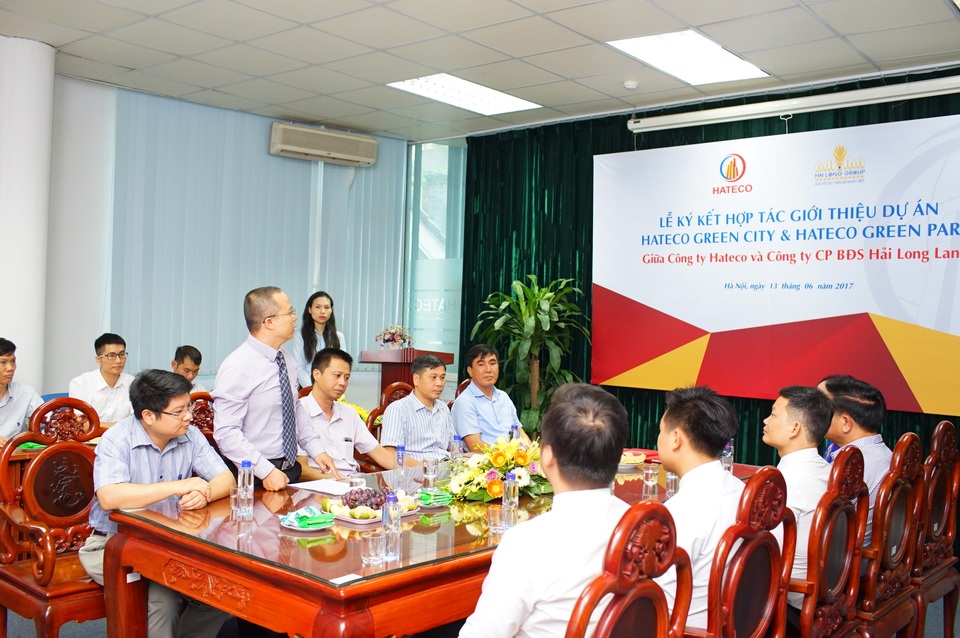 Lễ ký kết thỏa thuận hợp tác giữa Hateco và Hải Long Land - 1 Lễ ký kết thỏa thuận hợp tác giữa Hateco và Hải Long Land - 1