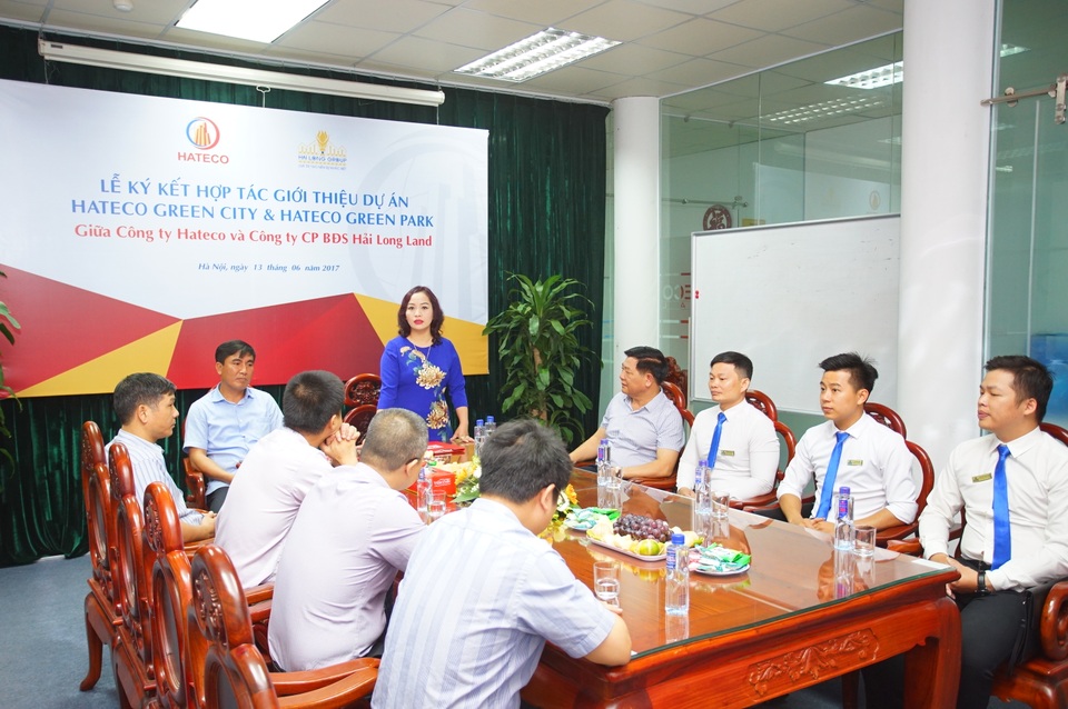 Lễ ký kết thỏa thuận hợp tác giữa Hateco và Hải Long Land - 2 Lễ ký kết thỏa thuận hợp tác giữa Hateco và Hải Long Land - 2