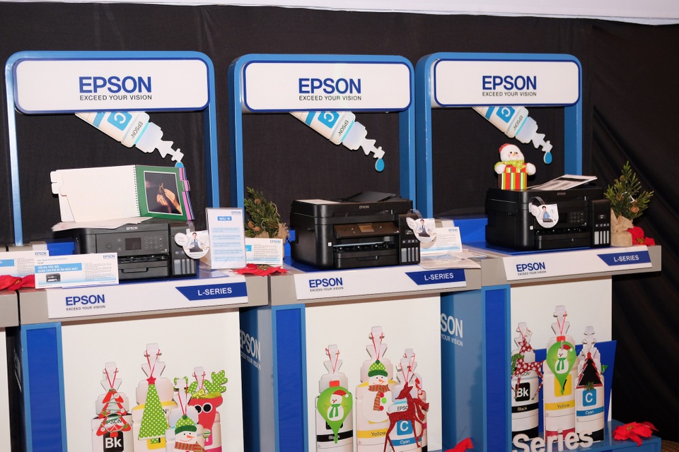 Epson tung loạt máy in phun mực hệ thống và máy chiếu tại Việt Nam - 1 Epson trình làng dòng máy in phun L-series
