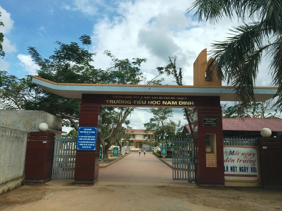 Quảng Bình: Phụ huynh kêu trời vì các khoản thu vô lý - 1 Trường Tiểu học Nam Dinh, nơi phụ huynh kêu trời vì các khoản thu hết sức vô lý