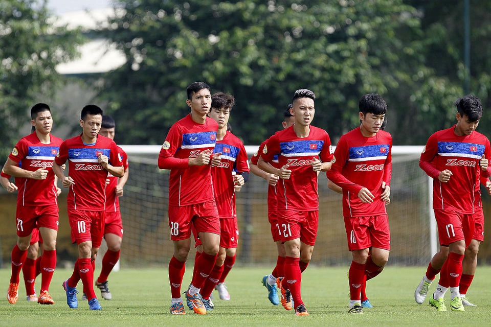 Đội tuyển Việt Nam - Campuchia: Thắng để khẳng định vị thế - 1 Đội tuyển Việt Nam sẽ đánh bại Campuchia? (ảnh: Gia Hưng)