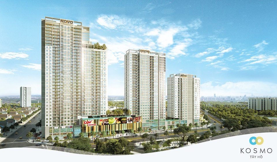 KOSMO Tây Hồ: Hấp dẫn khách hàng không chỉ bởi vị trí đắc địa - 1 Dự Án Kosmo Tây Hồ.