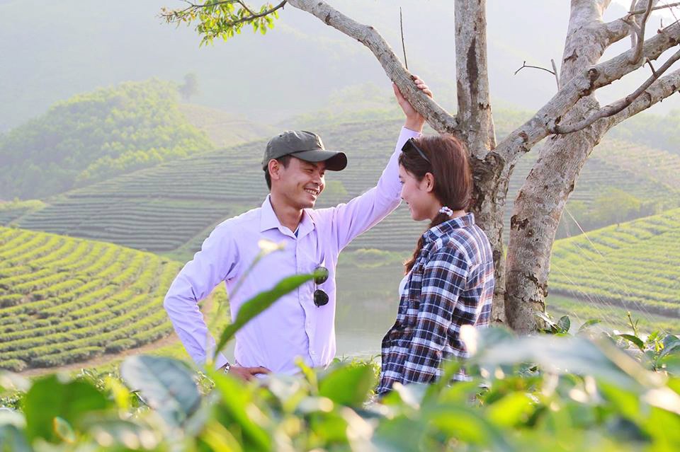 Đảo chè Thanh Chương cách thành phố Vinh khoảng 60km là lựa chọn của nhiều bạn trẻ trong dịp nghỉ lễ 30/4-1/5