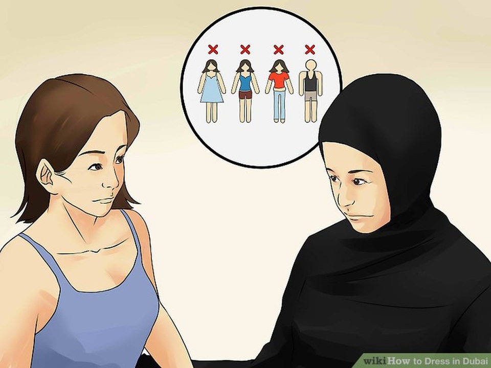 Du khách đối diện với án phạt tù vì chạm vào... hông nam giới ở Dubai - 3 Một số trang phục không phù hợp khi ở Dubai