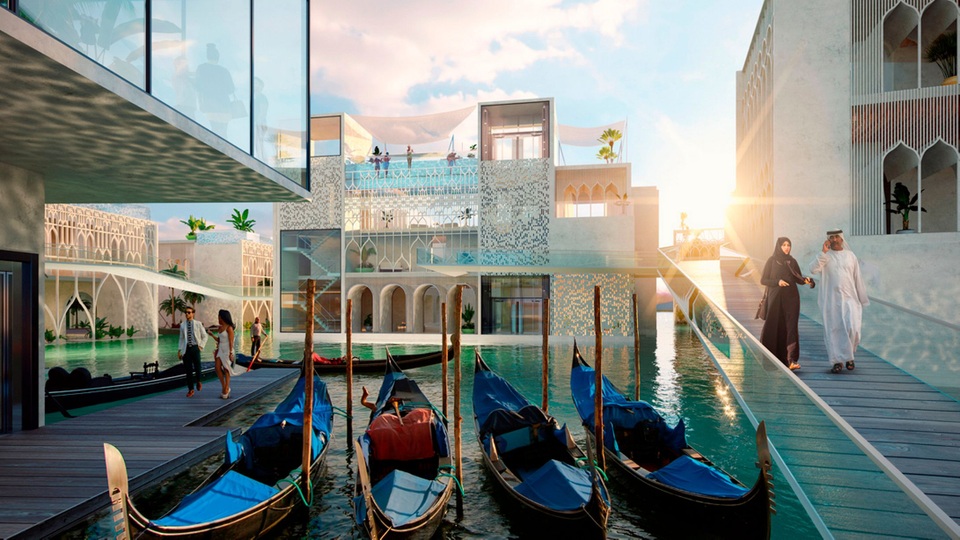 Dubai lên kế hoạch xây dựng thành phố nổi Venice của riêng mình - 8 Các thiết bị được nhập khẩu trực tiếp từ Italia
