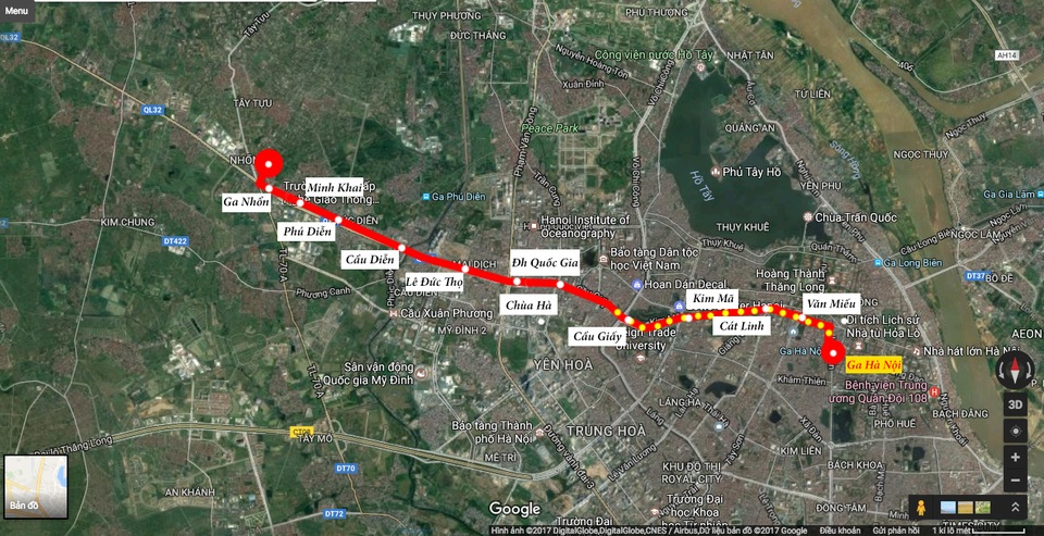 Hình ảnh mới nhất về tuyến metro Nhổn - ga Hà Nội - 10
Toàn tuyến đường sắt đô thị Nhổn - Ga Hà Nội