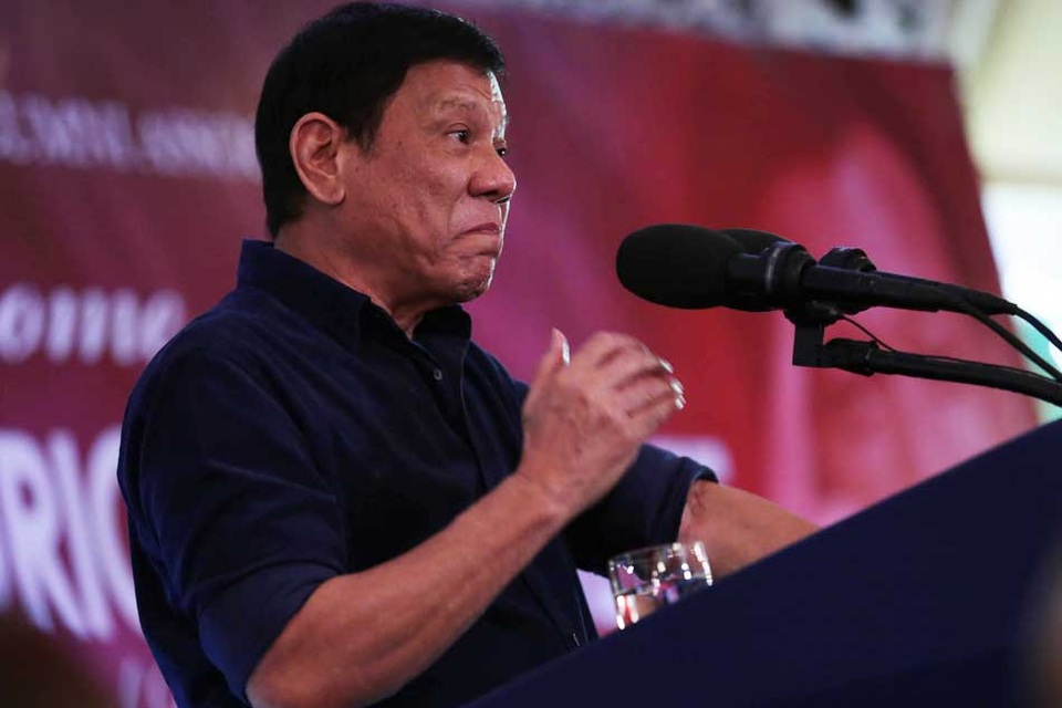 Tổng thống Philippines nói có "người nhà" trong hàng ngũ IS - 1
Tổng thống Philippines Rodrigo Duterte (Ảnh: AFP)