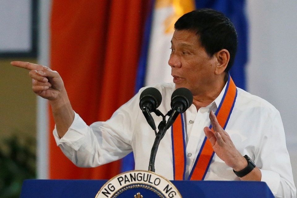 Tổng thống Philippines sa thải bộ trưởng vì cáo buộc tham nhũng - 2 Tổng thống Rodrigo Duterte (Ảnh: Philstar)