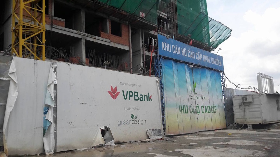Dự án Opal Garden bị tạm dừng thi công vì "thanh sắt to cắm xuyên nhà dân" - 1 Dự án Opal Garden (đường số 20, phường Hiệp Bình Chánh, quận Thủ Đức) do tập đoàn Đất Xanh làm chủ đầu tư