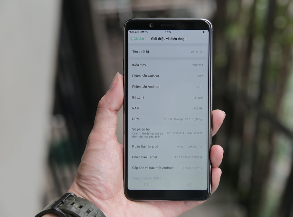Đánh giá Oppo F5: Đem xu hướng công nghệ mới màn hình tràn và selfie A.I vào sản phẩm - 8 Đánh giá Oppo F5: Đem xu hướng công nghệ mới màn hình tràn và selfie A.I vào sản phẩm - 8