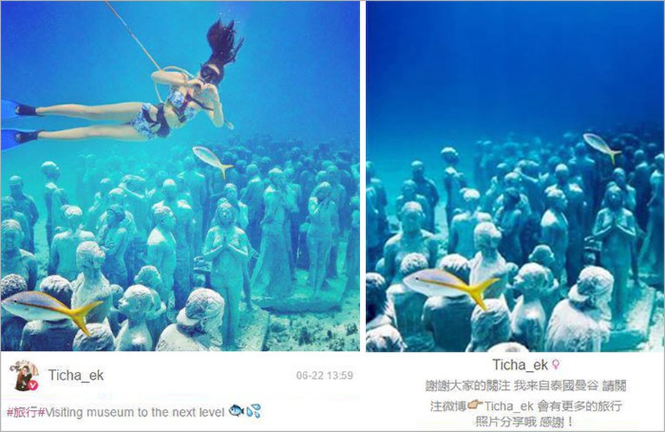 Ngôi sao Instagram bị phát hiện "chôm" ảnh đẹp người khác để nổi tiếng - 4 Những người dùng phương tiện truyền thông xã hội đã phát hiện điều này và bắt đầu đăng bức ảnh của cô cùng các bức ảnh gốc họ tìm thấy trên web