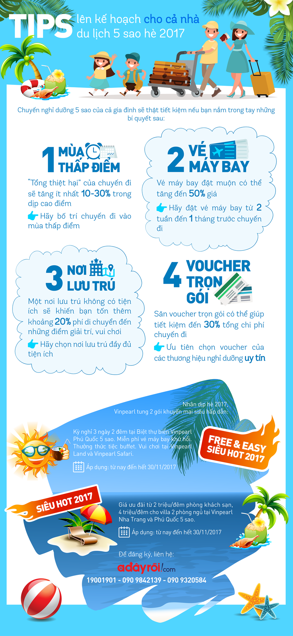 Tips lên kế hoạch cho cả nhà du lịch 5 sao hè năm 2017 - 1