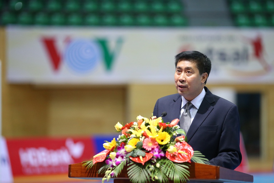 Ông Lê Thành Trung (Phó TGĐ HDBank) tự hào khi doanh nghiệp đồng hành cùng những bước phát triển của futsal Việt Nam