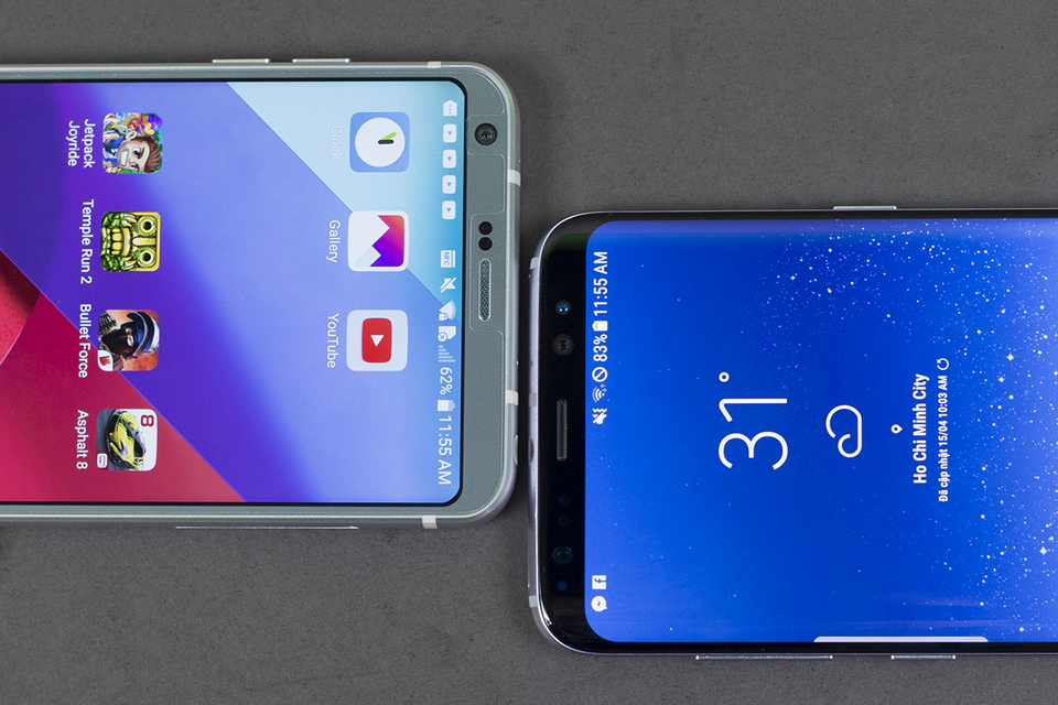 So sánh thiết kế của Galaxy S8 và LG G6 - 11 So sánh thiết kế của Galaxy S8 và LG G6 - 11